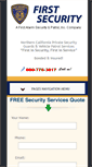 Mobile Screenshot of firstsecurityservices.com
